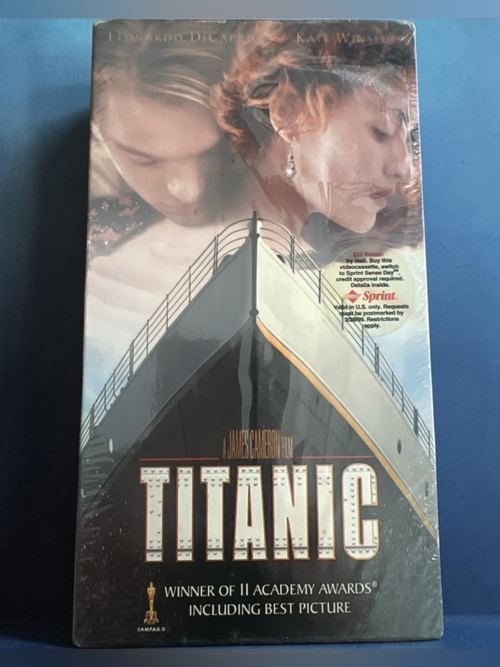 Titanic VHS 2 Tape Set Sealed Leonardo DiCaprio Kate Winslet 1997 THX